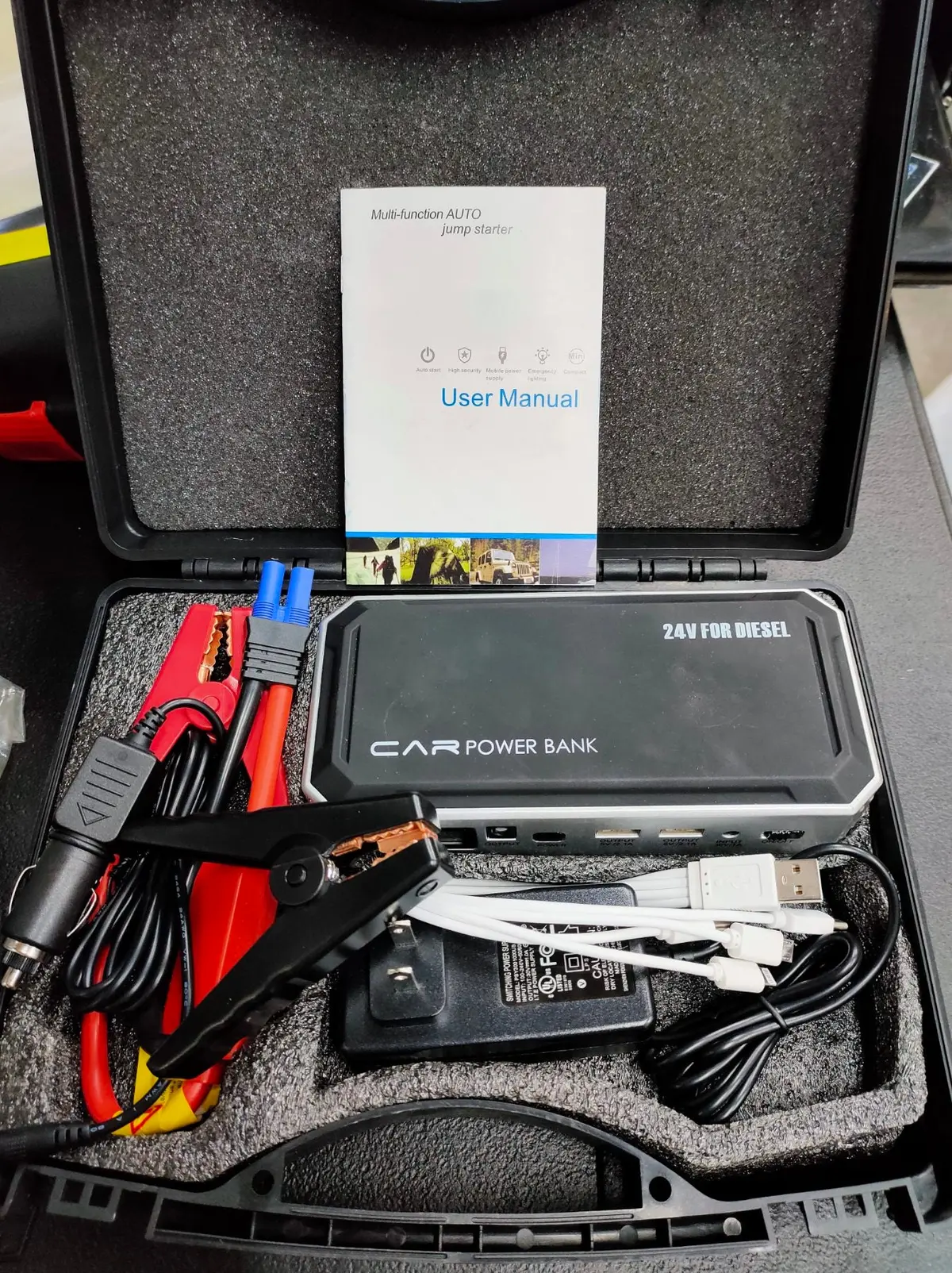 Kenzou Jump Starter Powerbank 18,000 Mah For Trucks 1