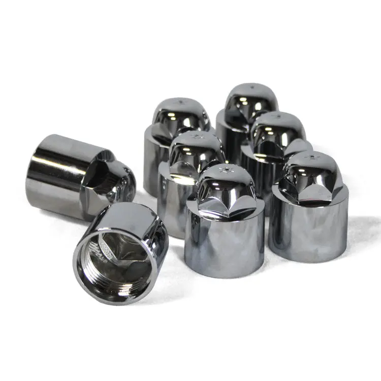 Alcoa Chrome Screw-On Lug Nut Cover For Trailer Wheels – 60° Cone – 8 Piece Minimum Order 1