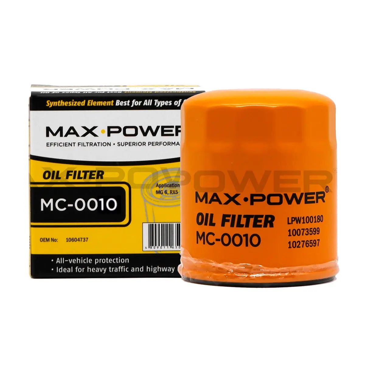Max Power Oil Filter Mc-0010 For Mg 6, Zs 2019- 1