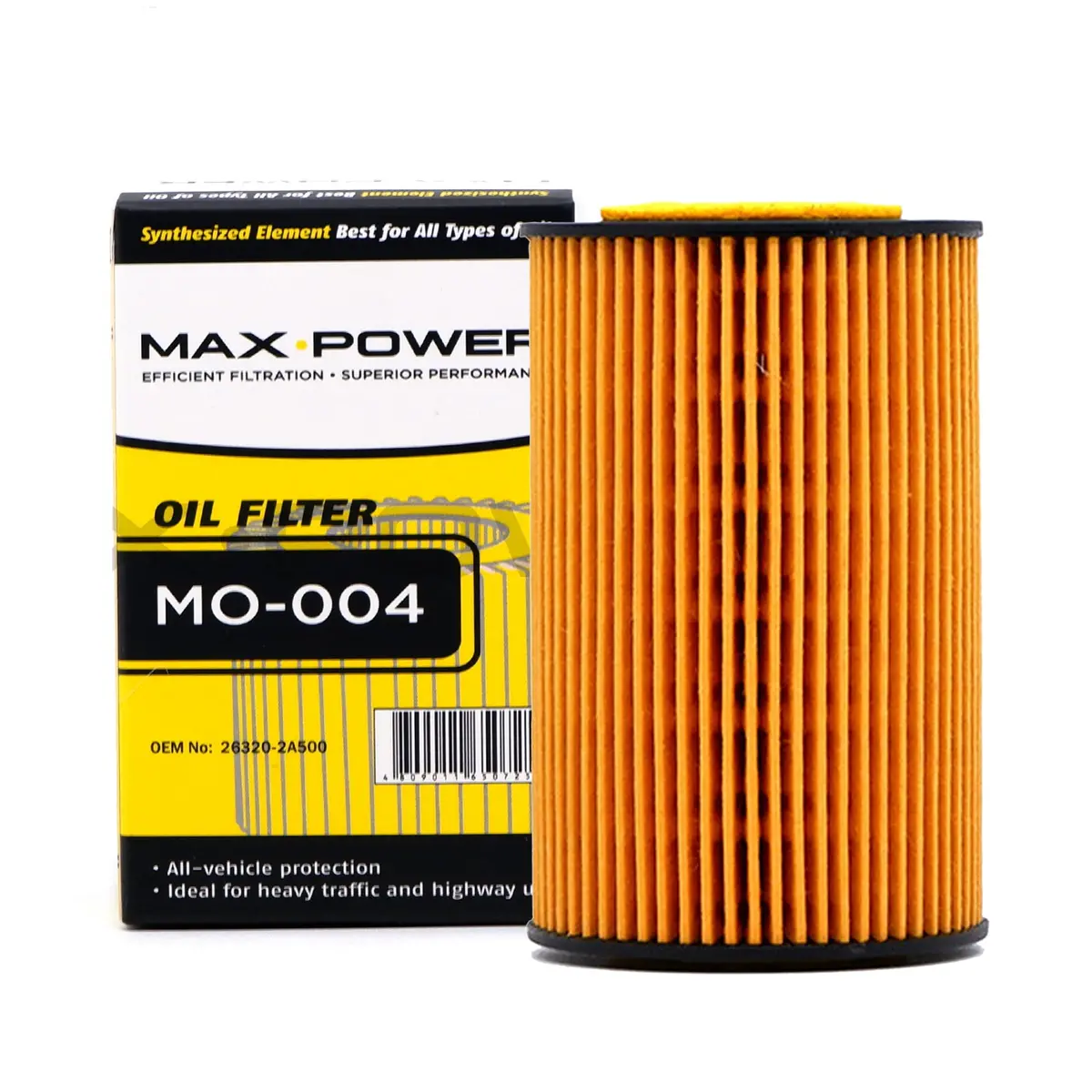 Max Power Oil Filter Mo-004 For Hyundai Accent Dsl. 2011-2019, I30, Elantra 2011-2017, Kia Carens 2013-2018 1