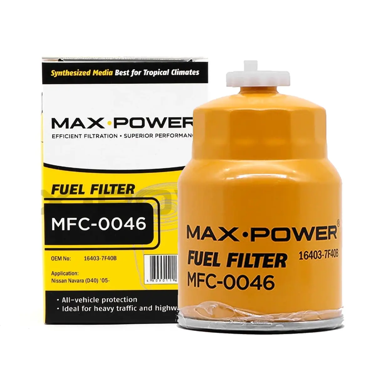 Max Power Fuel Filter Mfc-0046 For Nissan Navara Yd22, Yd25 1