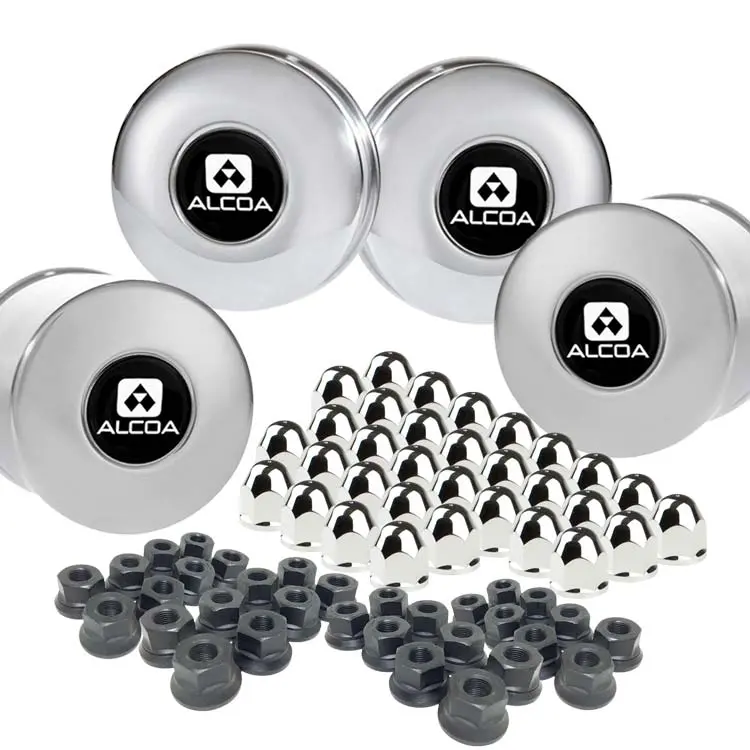 Alcoa 8 On 6.5" Lug & Hub Cover Kit 1