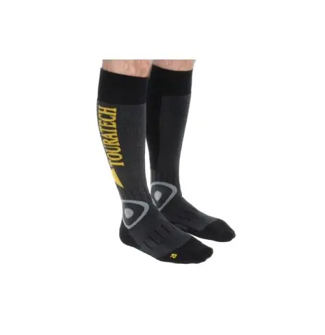 Touratech Motorcycle Riding Socks, Black 1