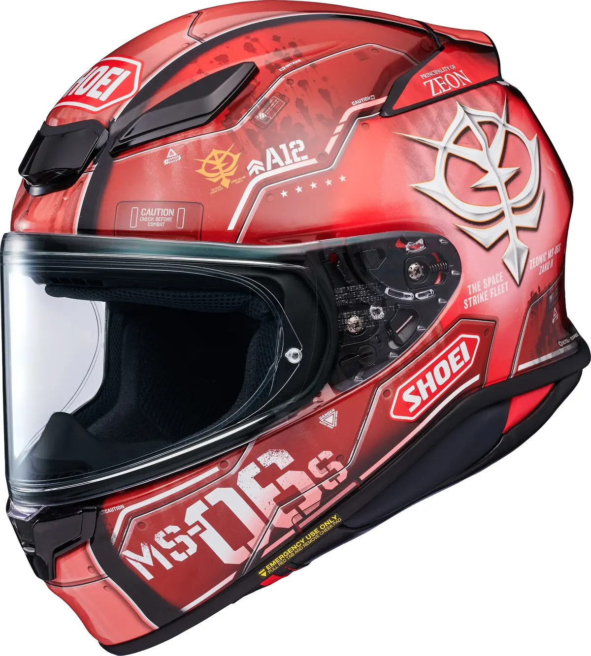 Shoei Rf-1400 Full-Face Helmet – Chars Zaku Ii 1