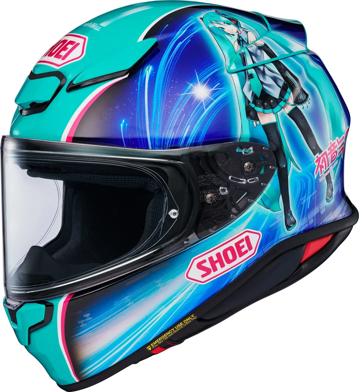 Shoei Rf-1400 Full-Face Helmet – Hatsune Miku 1
