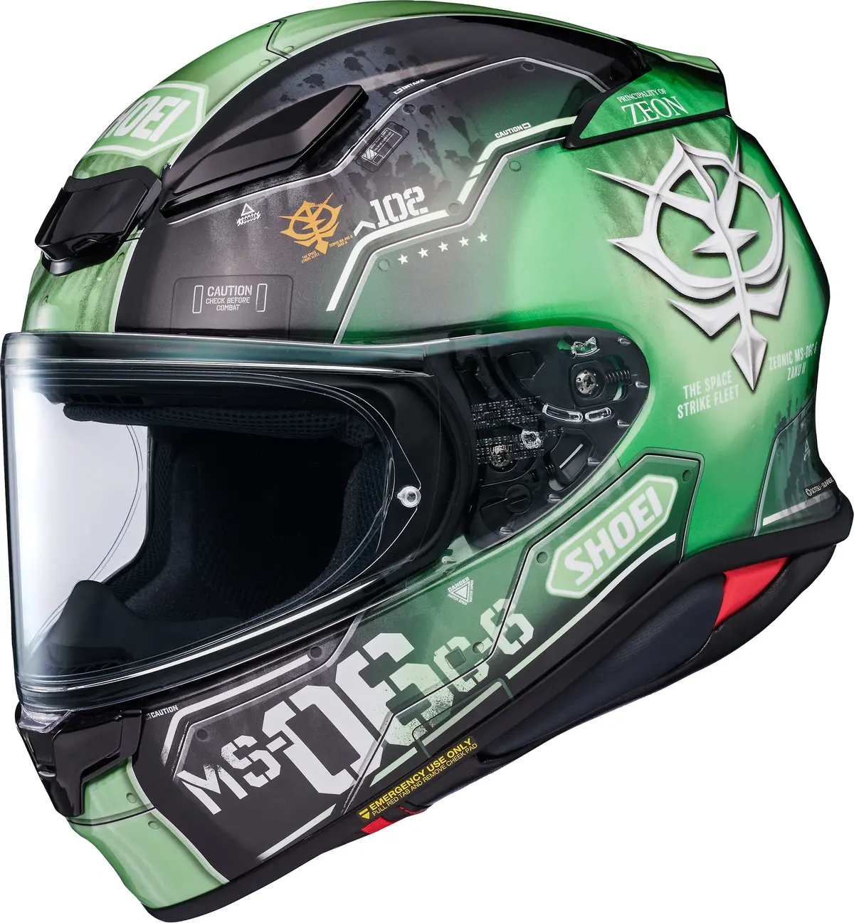 Shoei Rf-1400 Full-Face Helmet – Zaku Ii 1