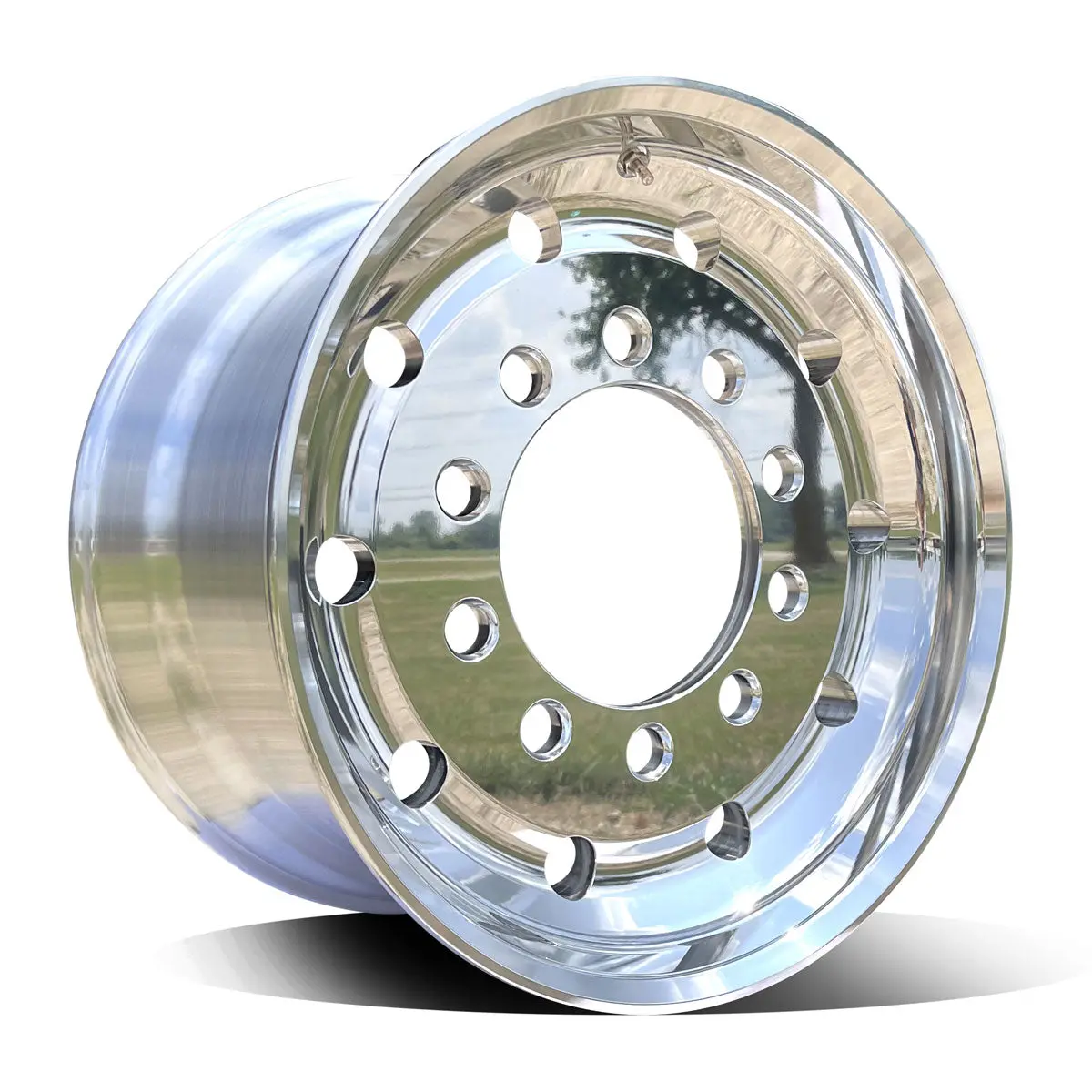 22.5X12.25 Northstar 10X11.25" Stud Pilot Mirror Polish Both Sides 2.88" Offset 1