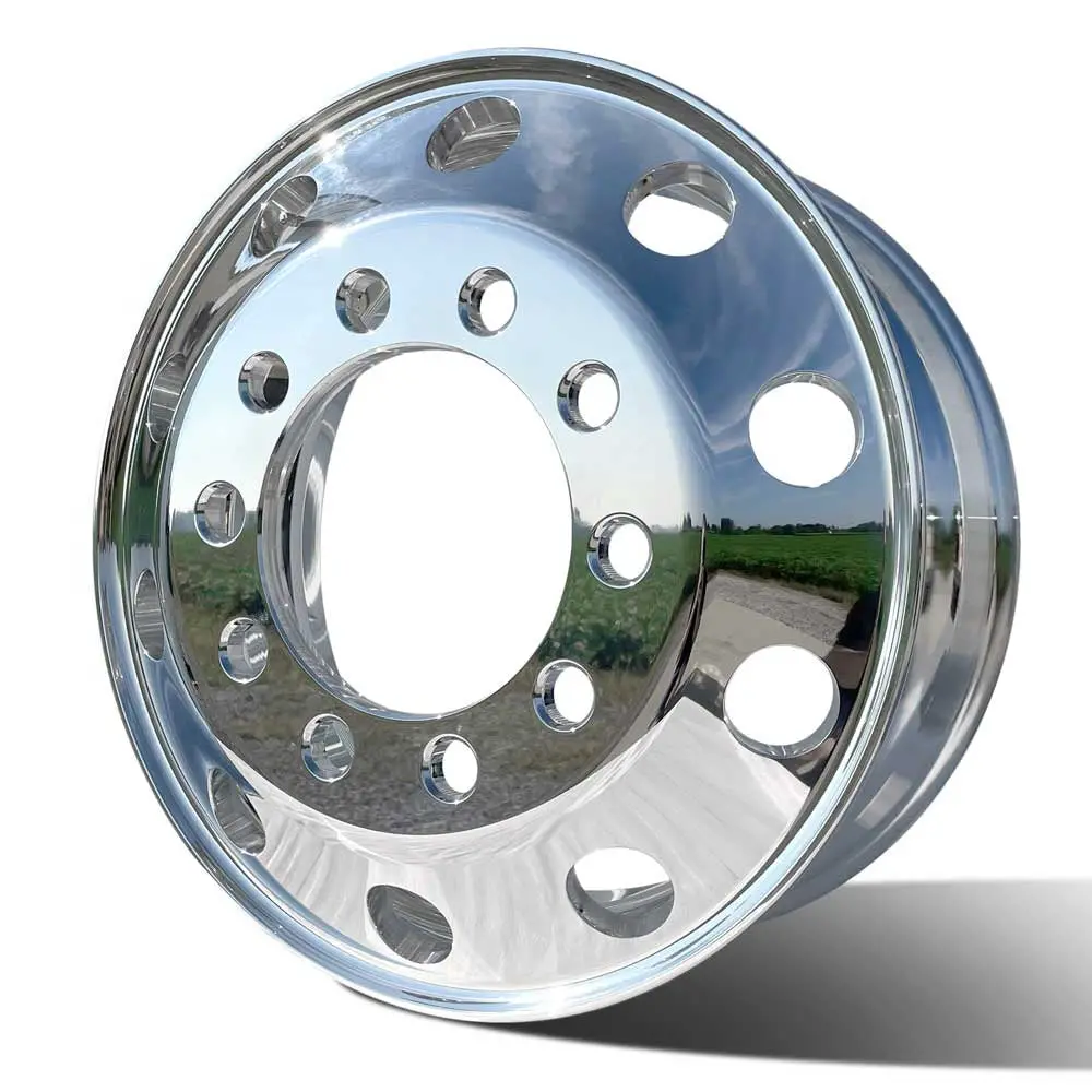 24.5X8.25 Northstar 10X11.25" Stud Pilot (Budd) Mirror Polish Both Sides 1