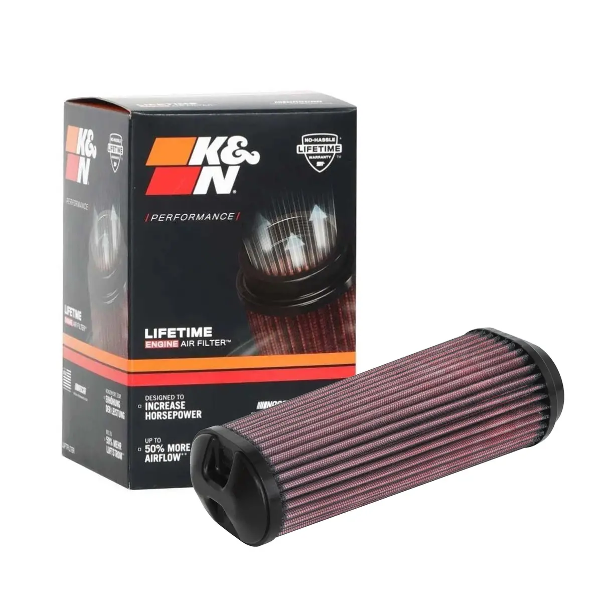K&N Engine Air Filter Washable E-0641 For Kia Picanto 2017-2020, Hyundai I10 2016-2019 1