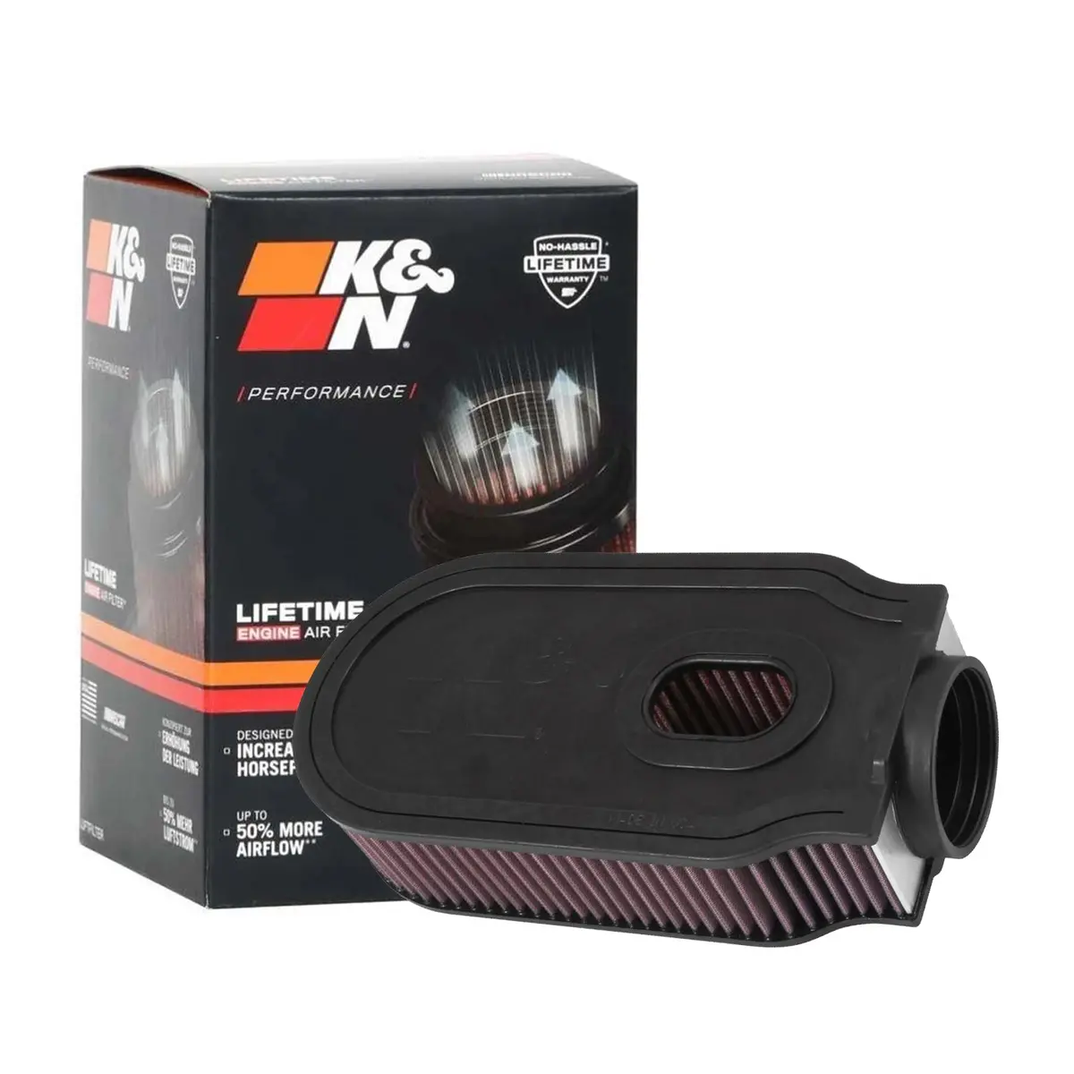 K&N Engine Air Filter Washable E-0654 For Mercedes Benz Glk250 2.1L 1
