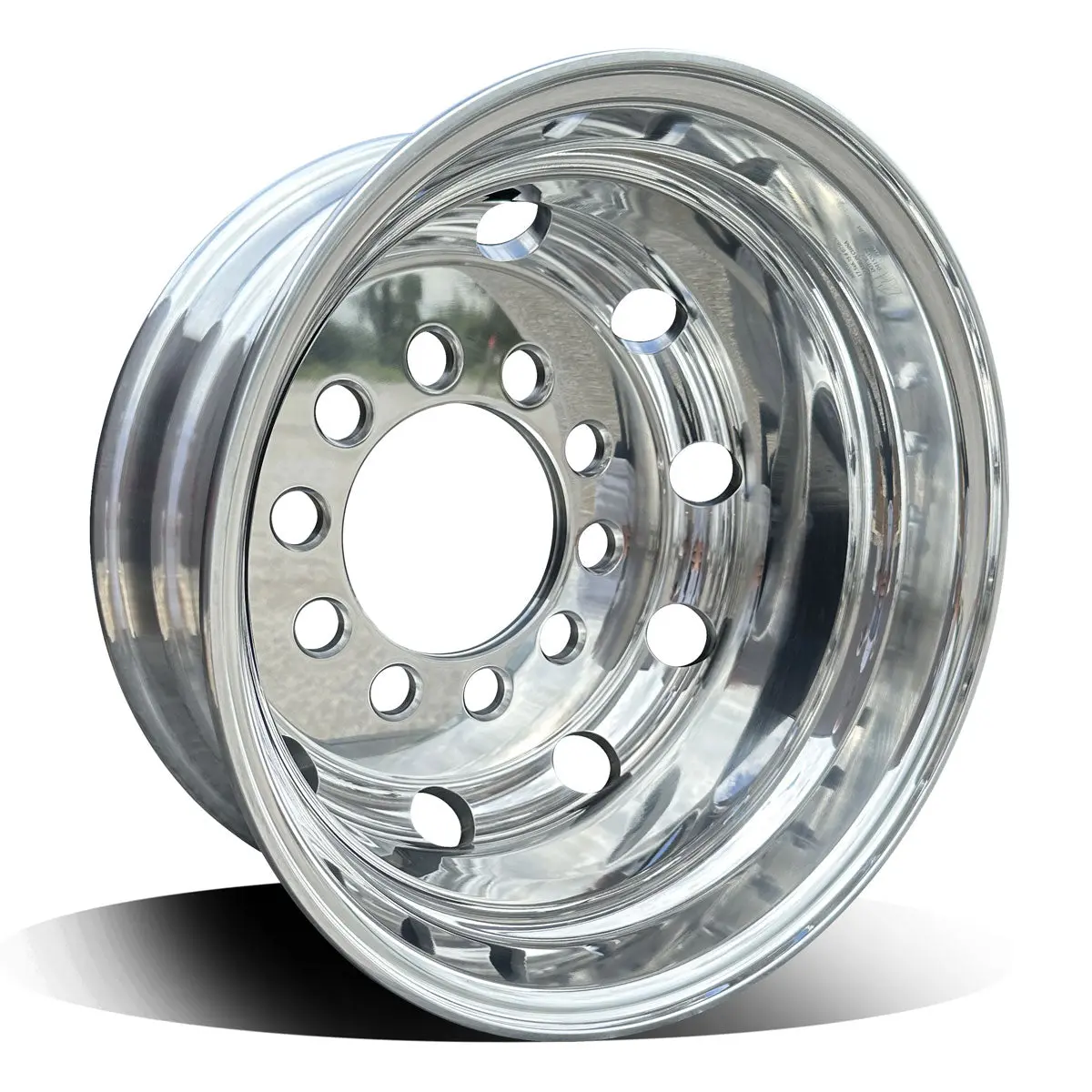 17.5X6.75 Northstar 10X8.75" Stud Pilot Mirror Polished Both Sides 1