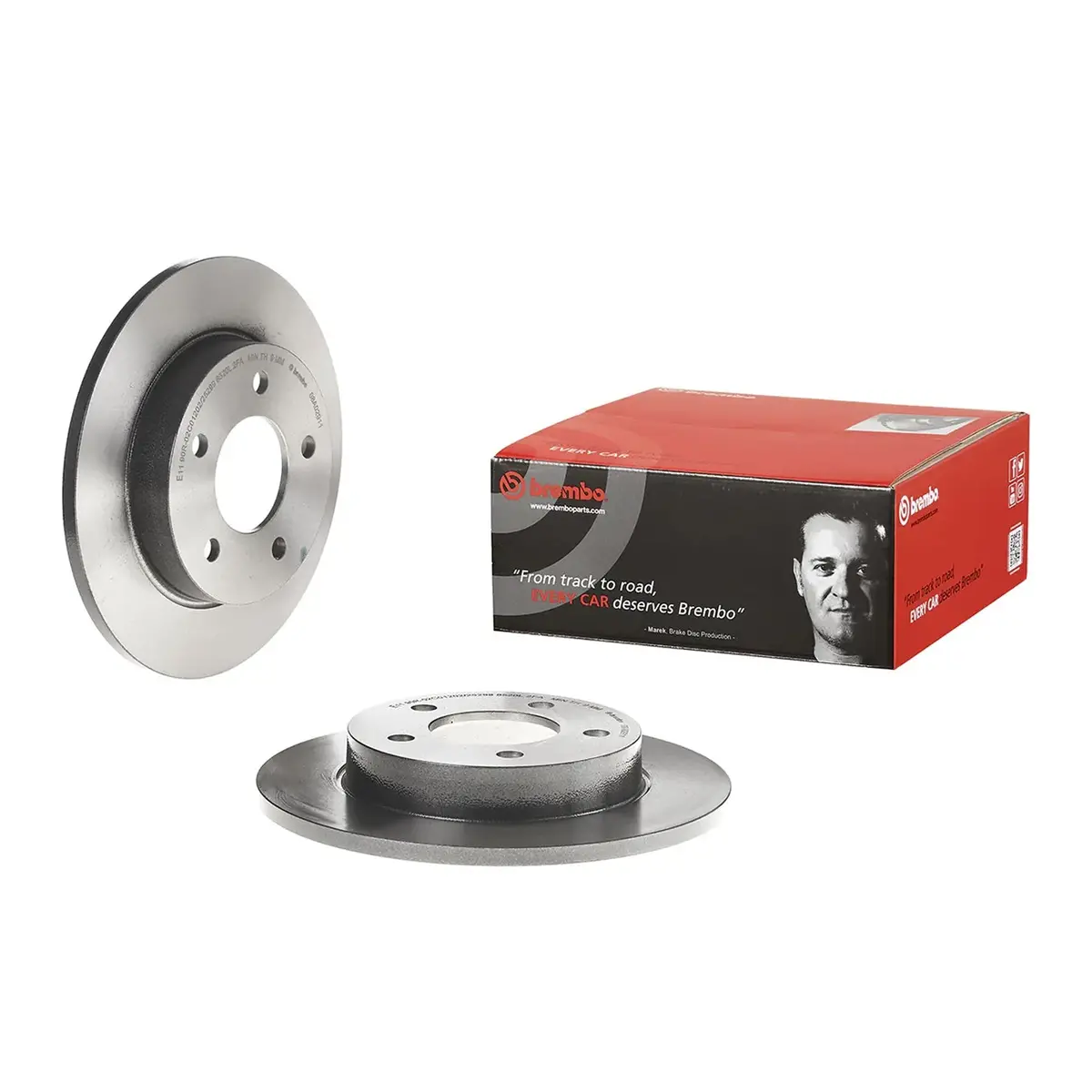 Brembo Rear Rotor Disc 08.A029.11 For Mazda 3 1