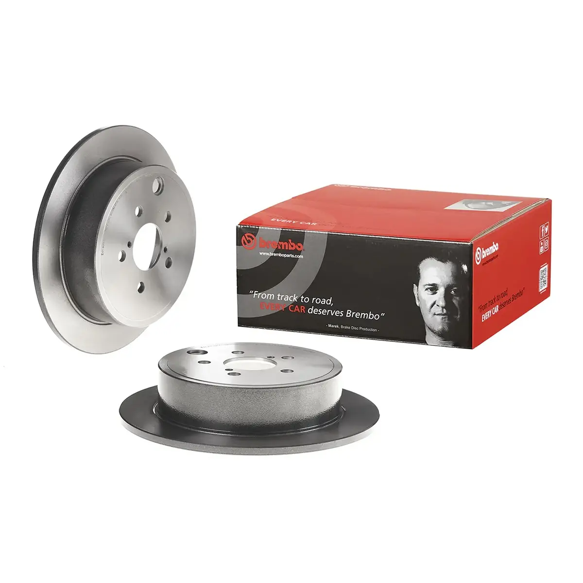 Brembo Rear Rotor Disc 08.C252.11 For Subaru Brz, Forester, Legacy, Toyota Gt86 1