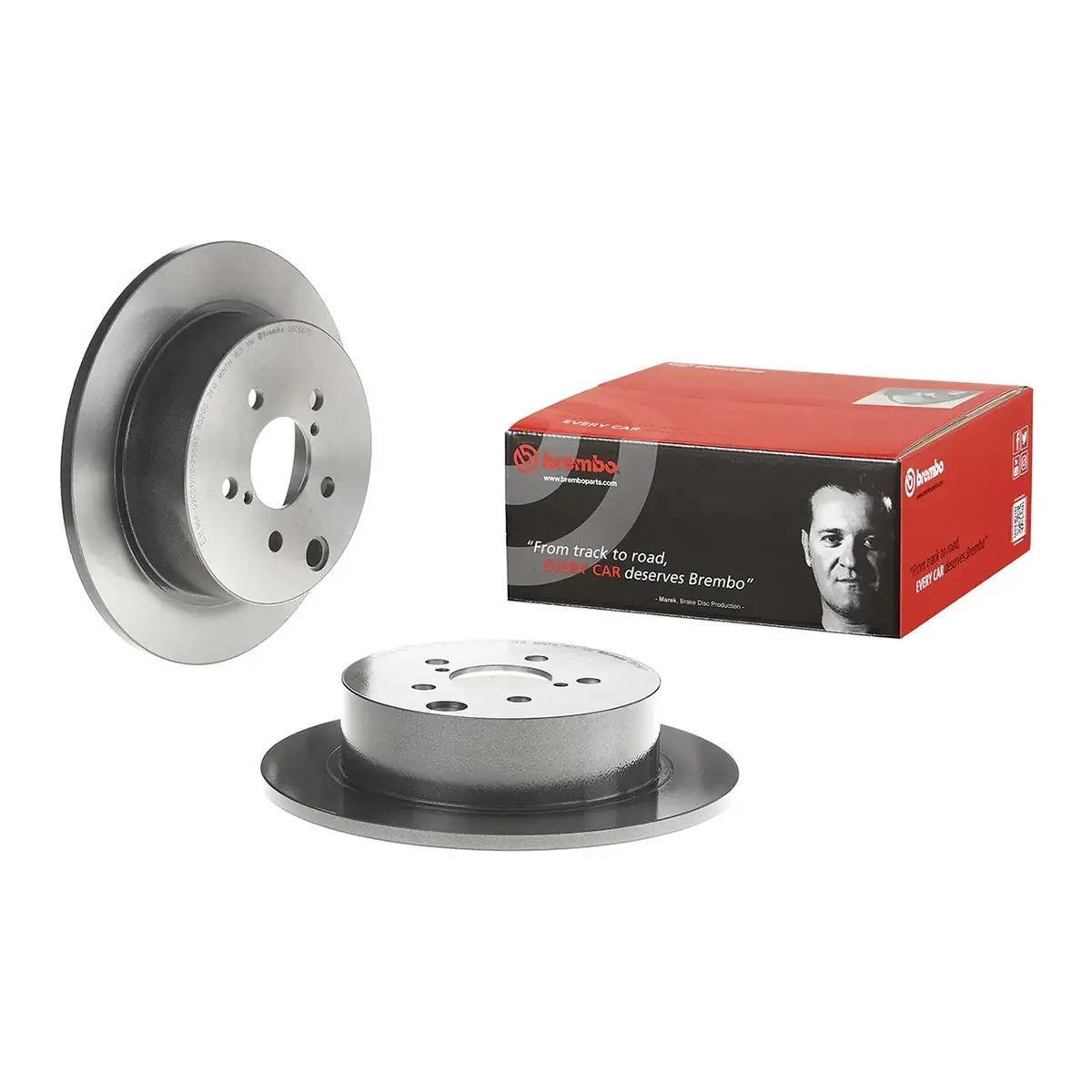 Brembo Rear Rotor Disc 08.C661.11 For Subaru Forester, Impreza, Xv 1