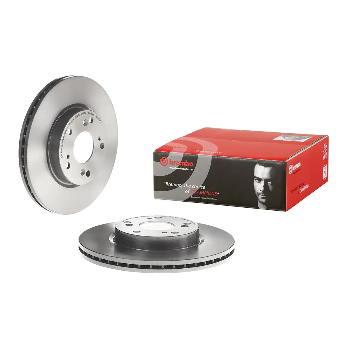 Brembo Front Rotor Disc 09.A455.11 For Honda Civic Fd 2006-2011, Fb 2012-2016, Civic Fc 2016-2022 1