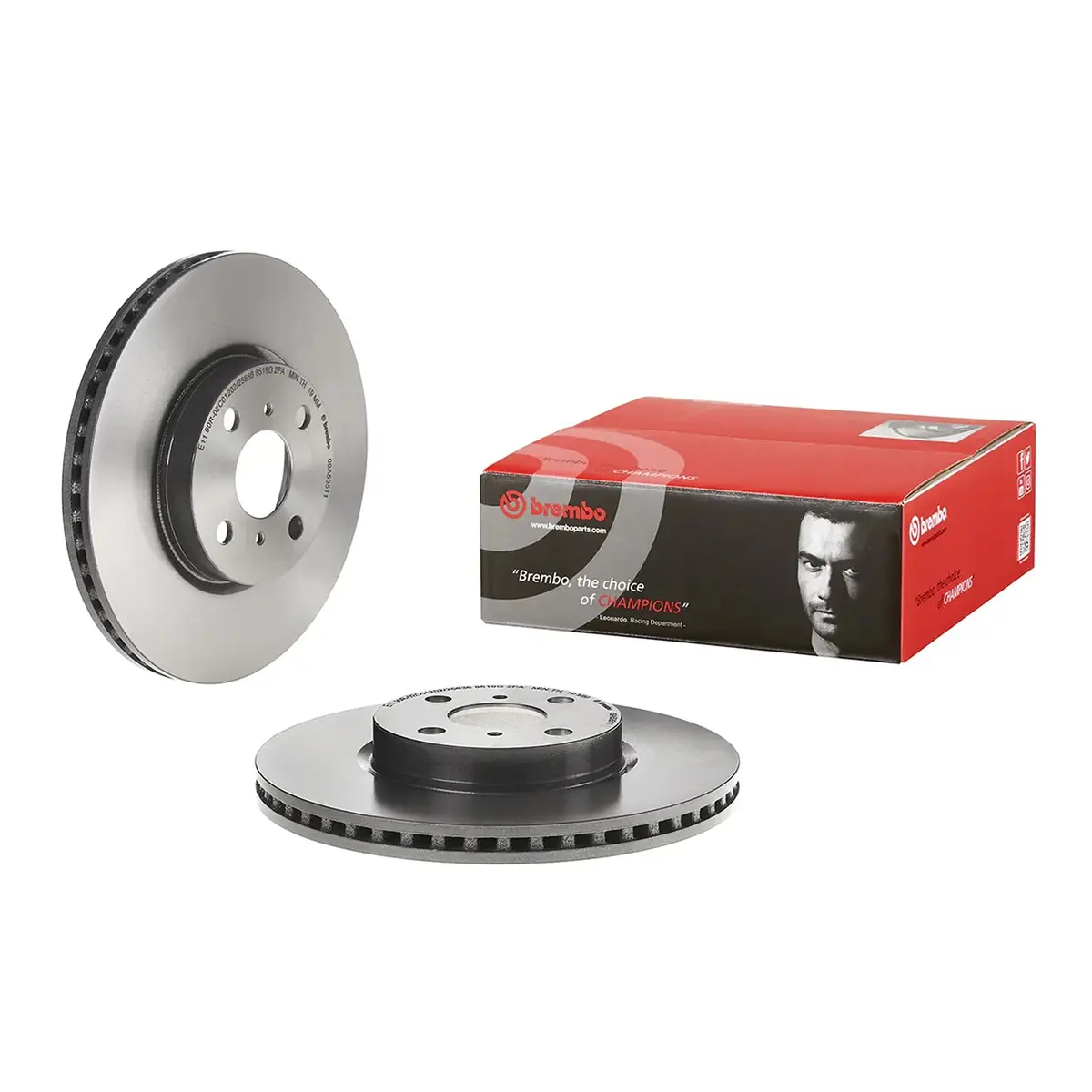 Brembo Front Rotor Disc 09.A535.11 For Toyota Vios 1.5 2007- 1