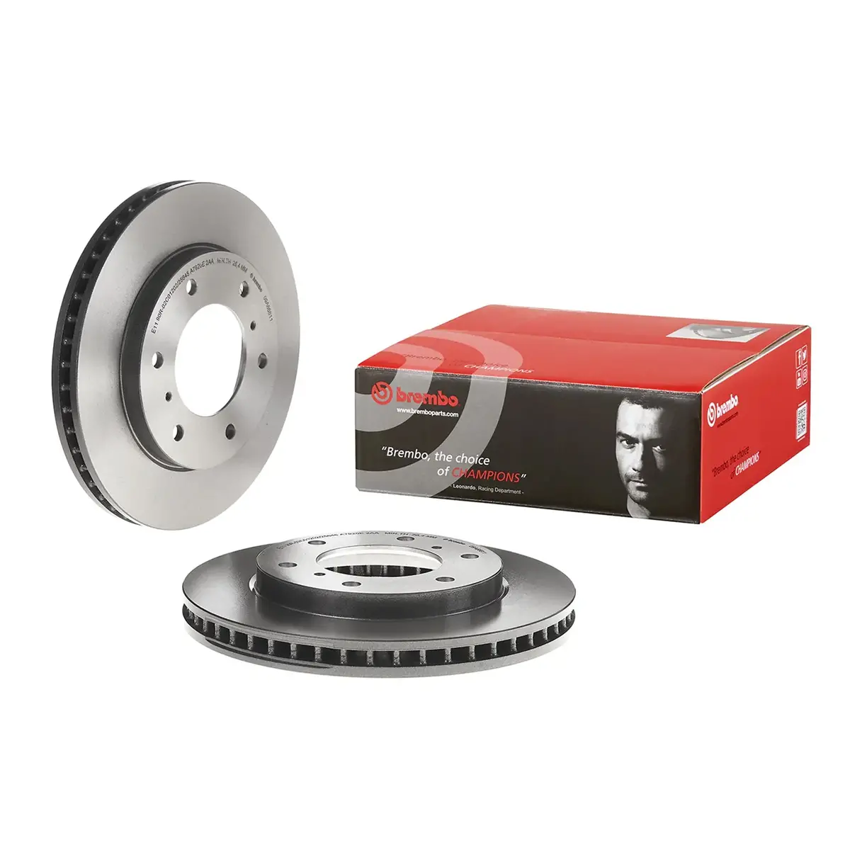 Brembo Front Rotor Disc 09.A868.11 For Mitsubishi L200 Strada 2005-2023, Montero Sport 2008-2015 1