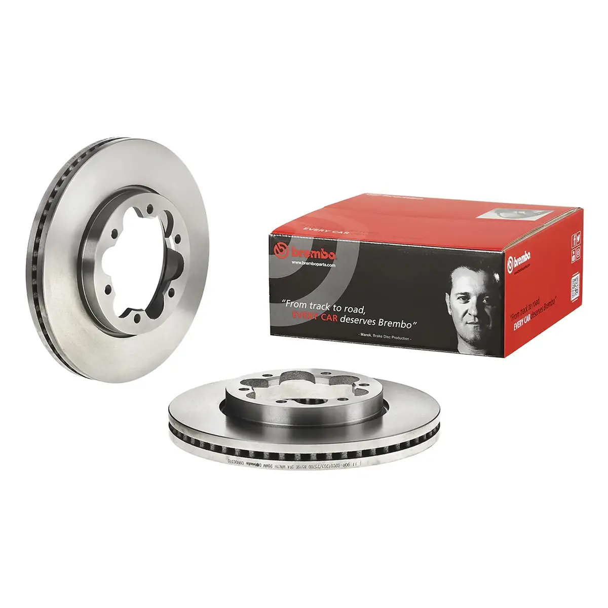 Brembo Front Rotor Disc 09.B063.10 For Toyota Hiace, Grandia, Super Grandia H200 2004-2019 1