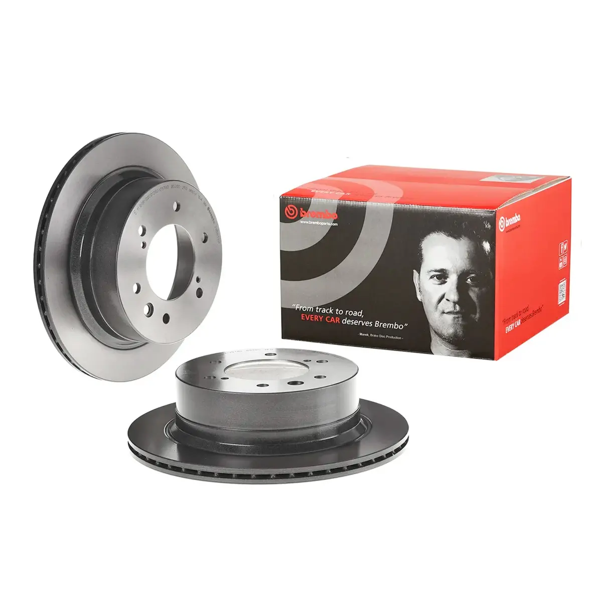 Brembo Rear Rotor Disc 09.D853.11 For Mitsubishi Montero Sport 2016 - 1