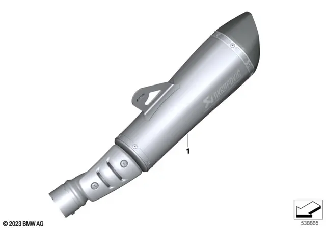 Sport Muffler R12/R12 Ninet 1