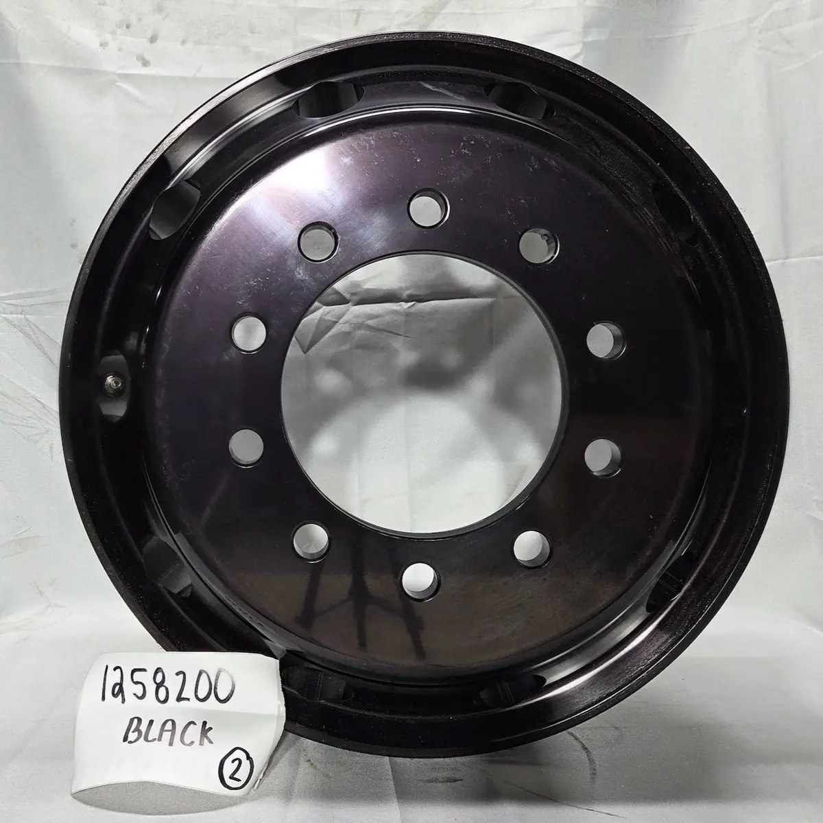 22.5X8.25 Northstar 10X285mm Hub Pilot Black Aluminum Wheel (Returned Item) 1