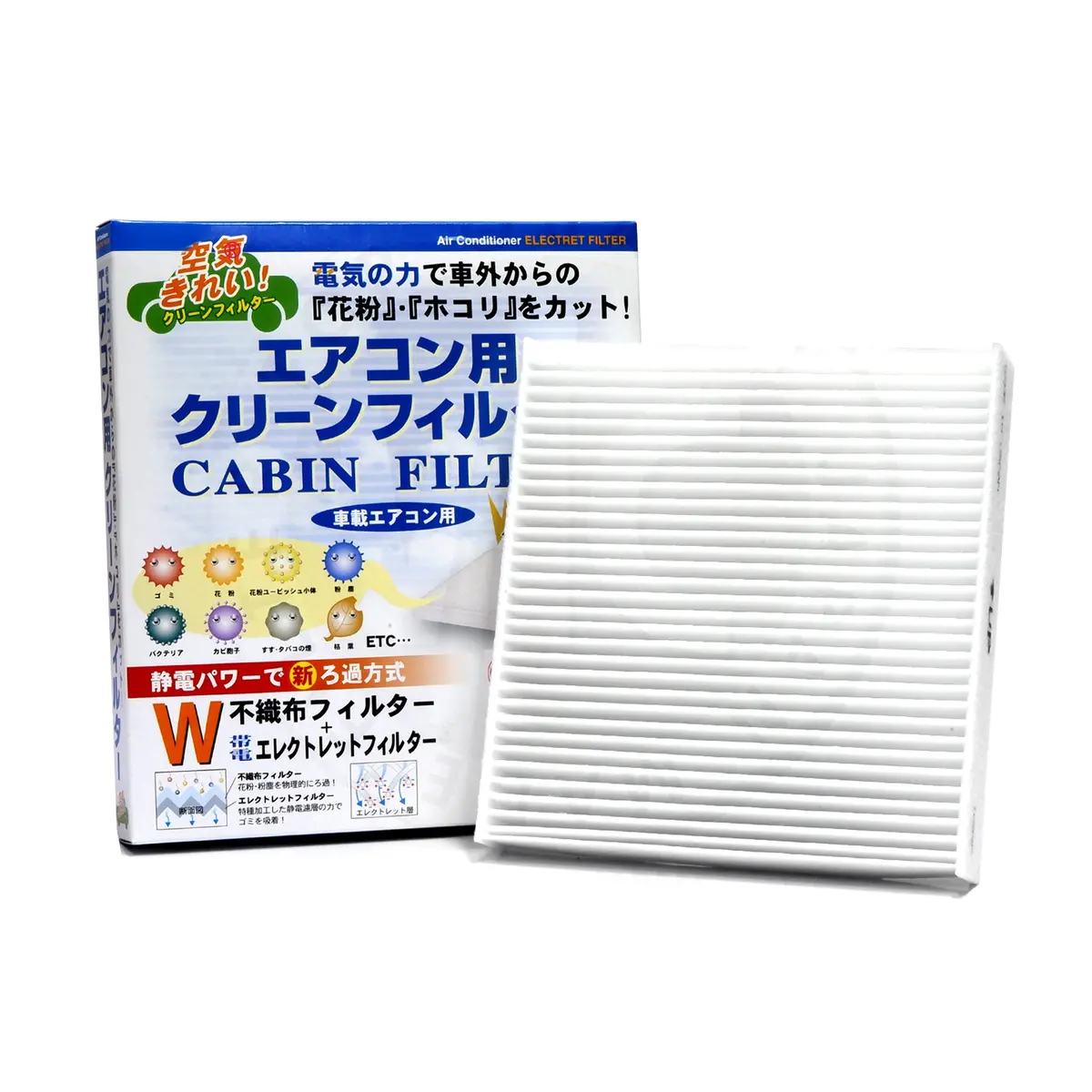 Vic Cabin Filter Ac-201E For Nissan, Mitsubishi, Isuzu 1