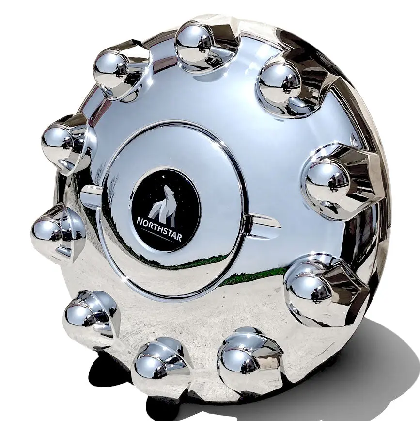 Abs Chrome Front Hub Cover For Steer 10 On 285Mm 1