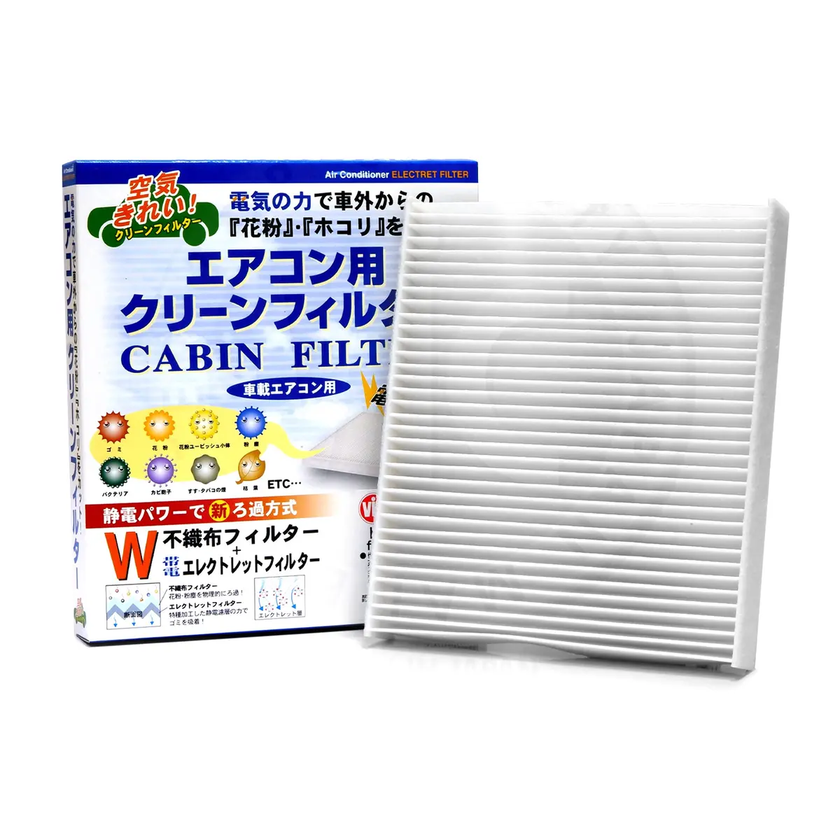 Vic Cabin Filter Ac-111E For Toyota Hiace, Hilux, Innova, Fortuner 1