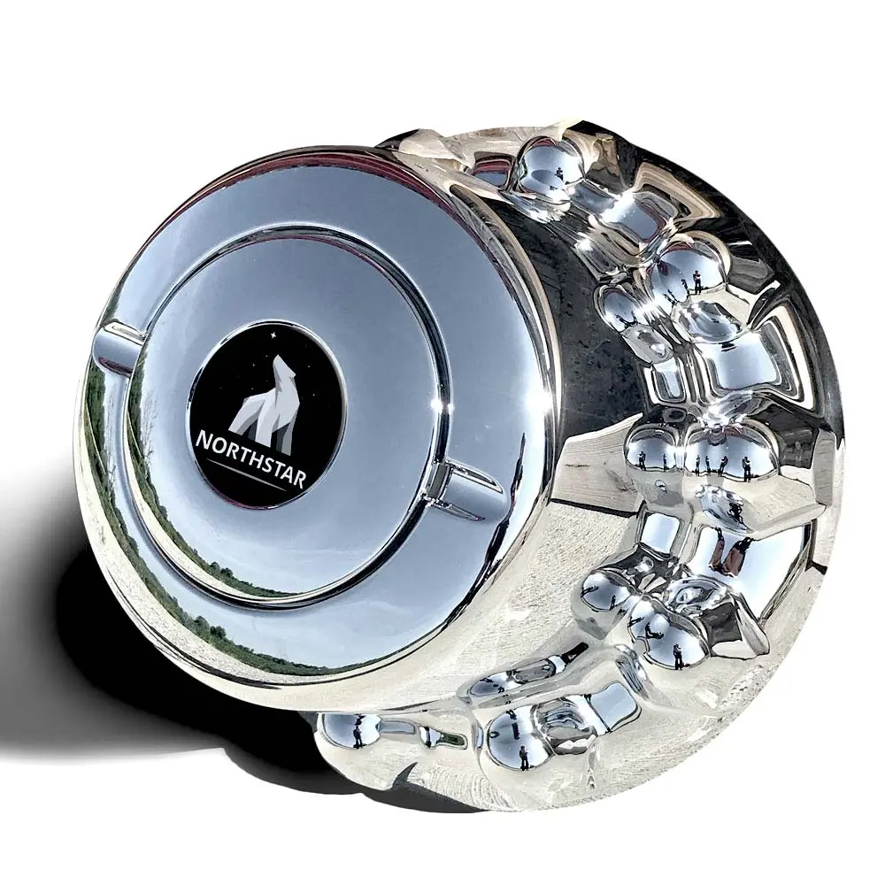 Abs Chrome Rear & Trailer Hub Cover For 10 On 285Mm 1