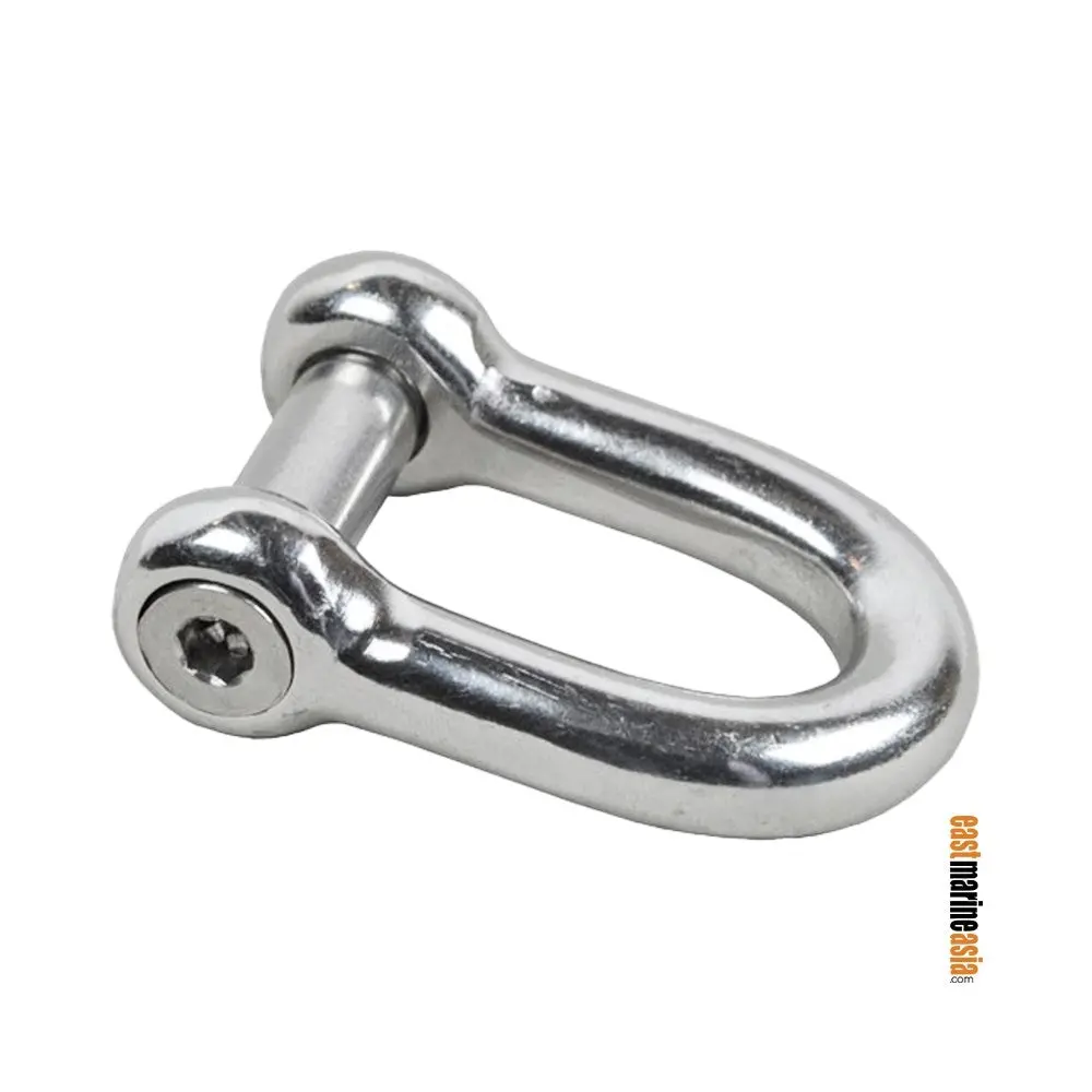Aisi 316 Stainless Steel Anchor Shackle (With Allen Head Recessed Pin) 1