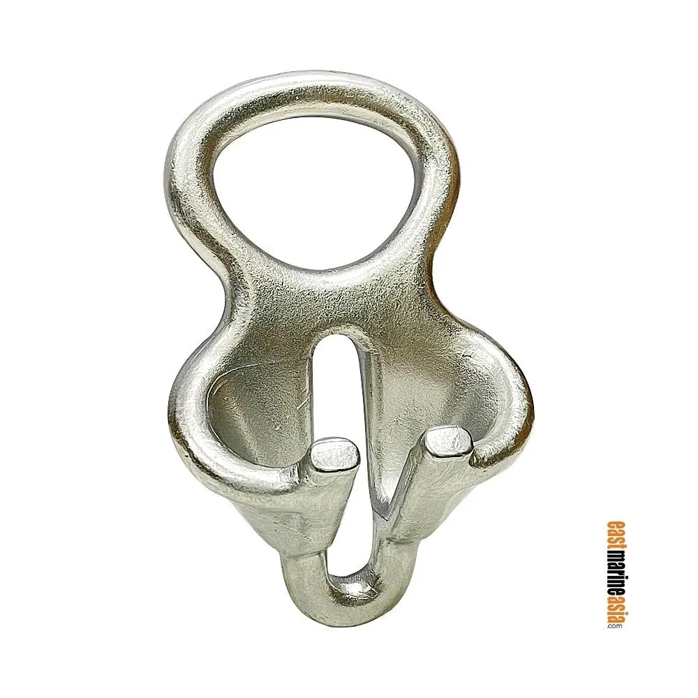 Ema Stainless Steel 316 Euro Style Chain Grab Hooks 1