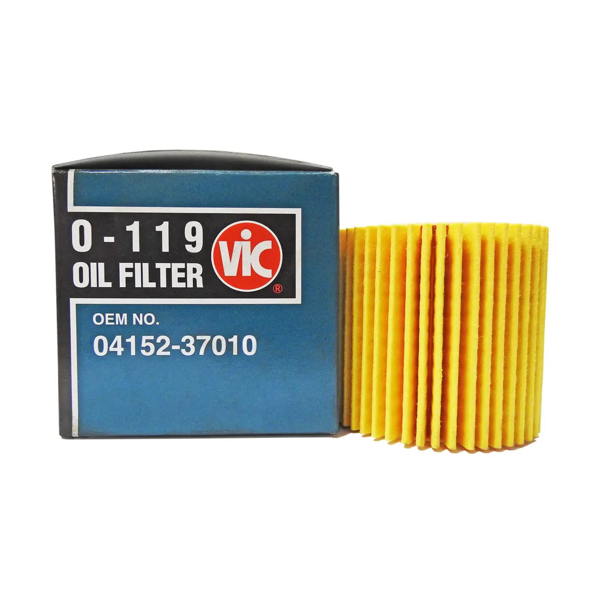 Vic Oil Filter Element Type O-119 For Toyota Corolla Altis, Prius, Lexus 1