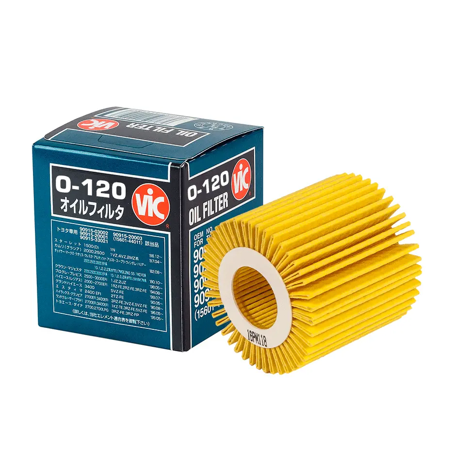 Vic Oil Filter Element Type O-120 For Toyota Alphard 3.5, Camry 3.5, 2.5, Lexus Rx350 1