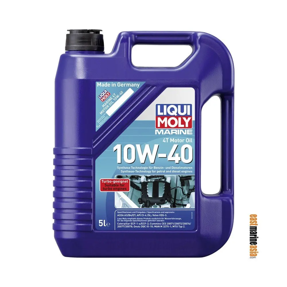 Liqui Moly Marine 4T 10W-40 Synthetic Motor Oil 1