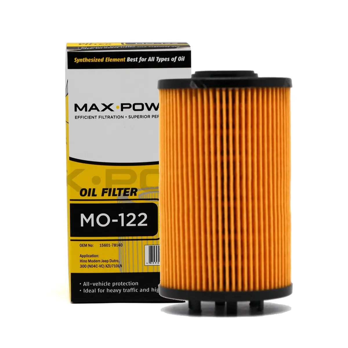 Max Power Oil Filter Mo-122 For Hino Dutro, Modern Jeep 1