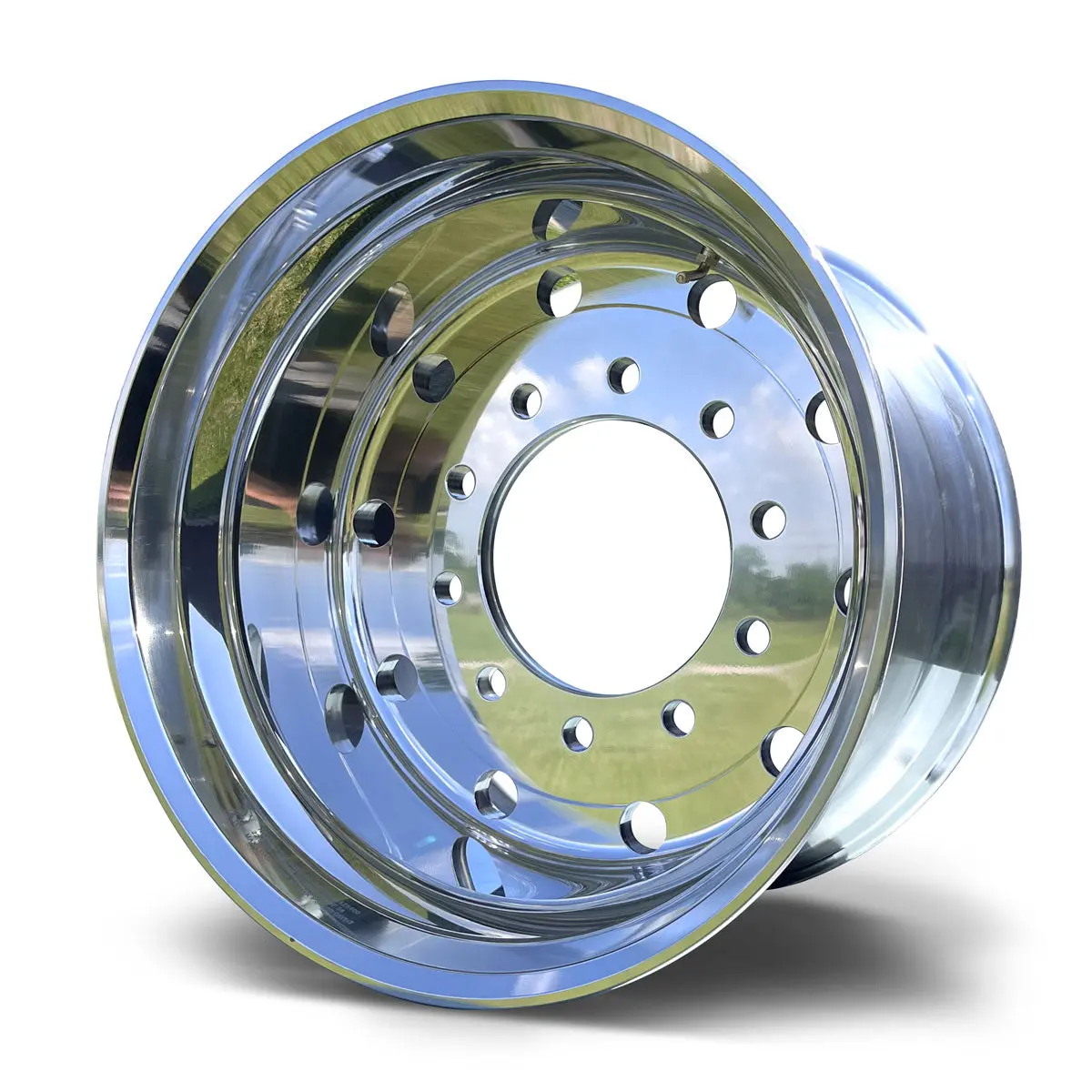 22.5X14.00 Northstar 10X285mm Standard Polish Super Single 2" Offset 1