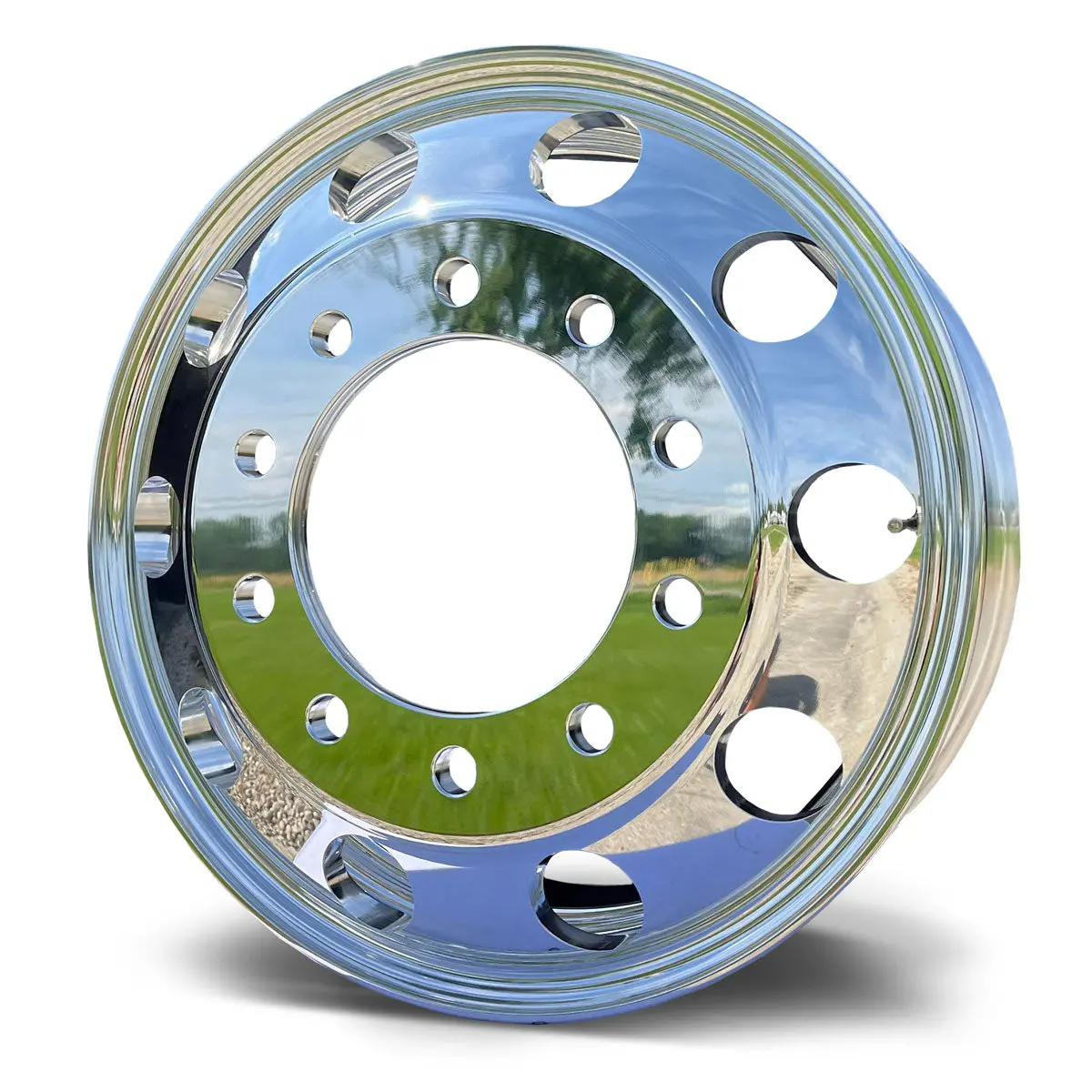 22.5X8.25 Northstar 10X285mm Hub Pilot Mirror Polished Both Sides 1