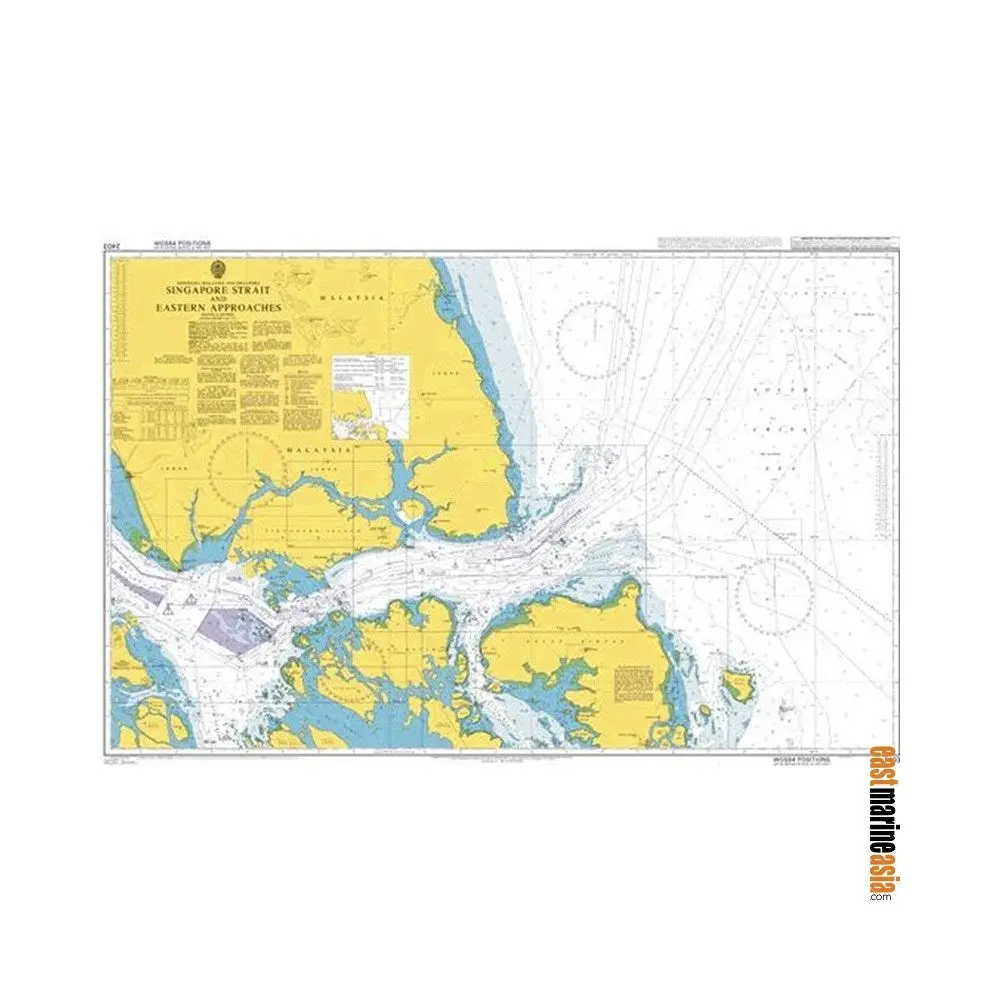 British Admiralty Nautical Chart #2403 Singapore Strait And Eastern Approaches 1