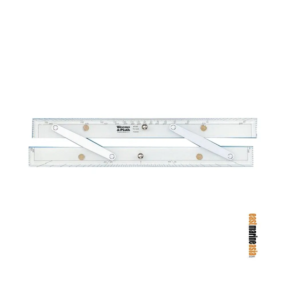 Weems & Plath 141 15" Brushed Aluminium Arm Parallel Rule 1