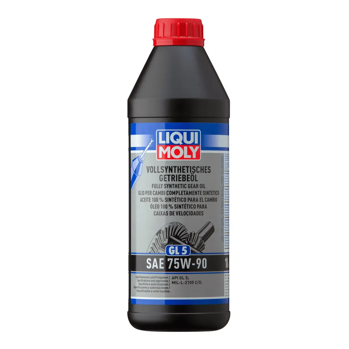 Liqui Moly Fully Synthetic Gear Oil Gl5 75W90 1 Liter 1