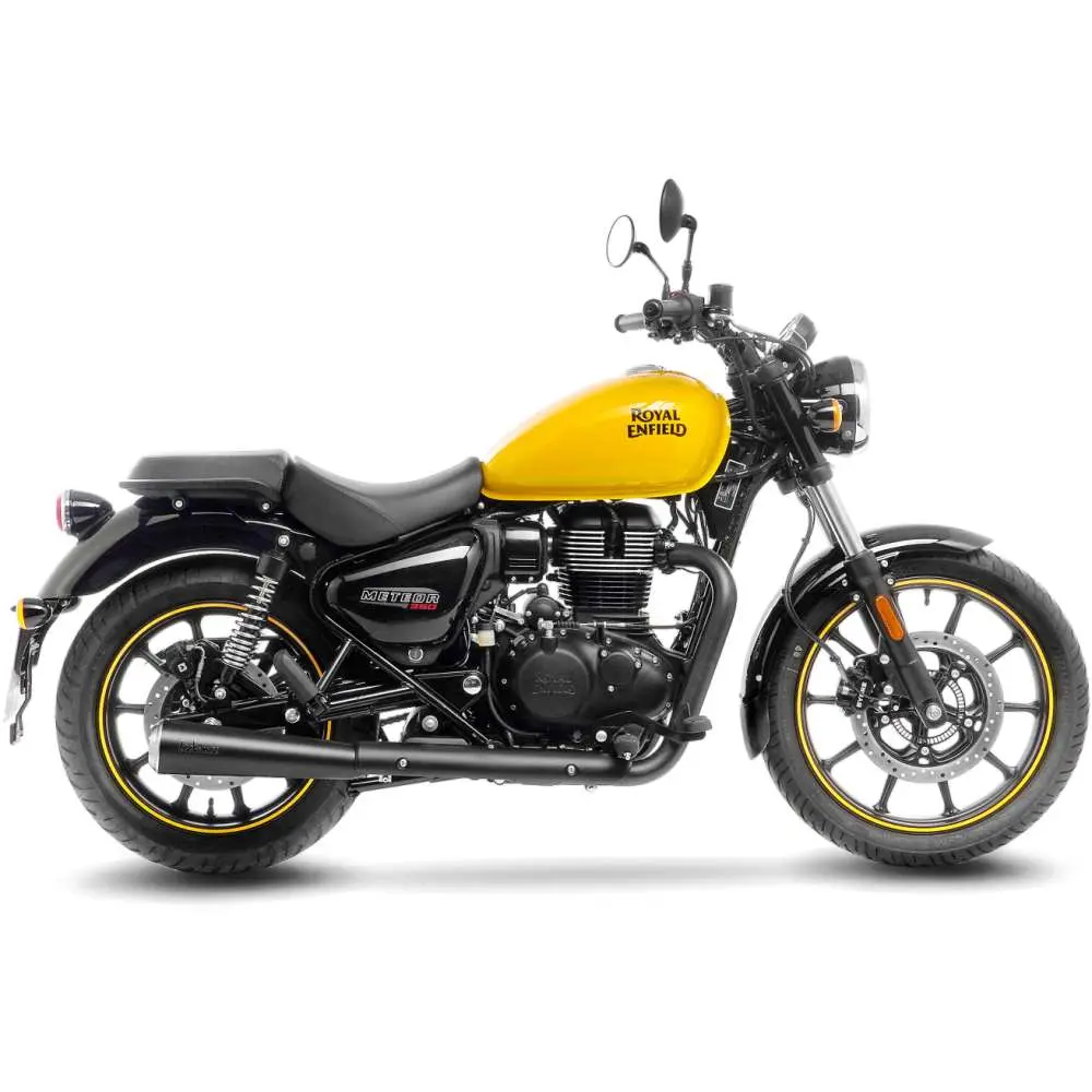 Leovince Classic Racer Black Edition Royal Enfield Meteor 350 2021-2025 1