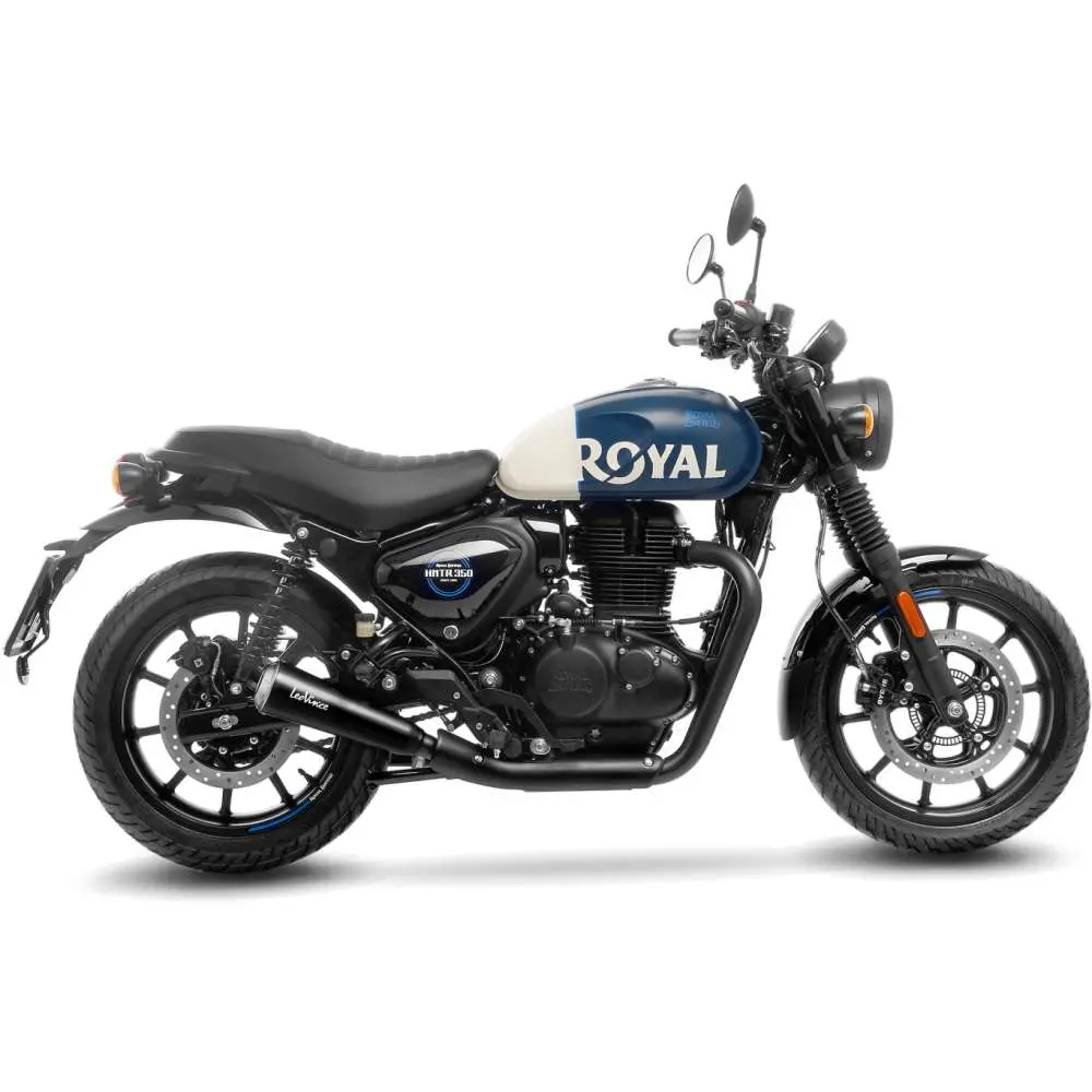 Leo Vince Gp One Slip-On Muffler Royal Enfield Hunter 350 2023-2025 1
