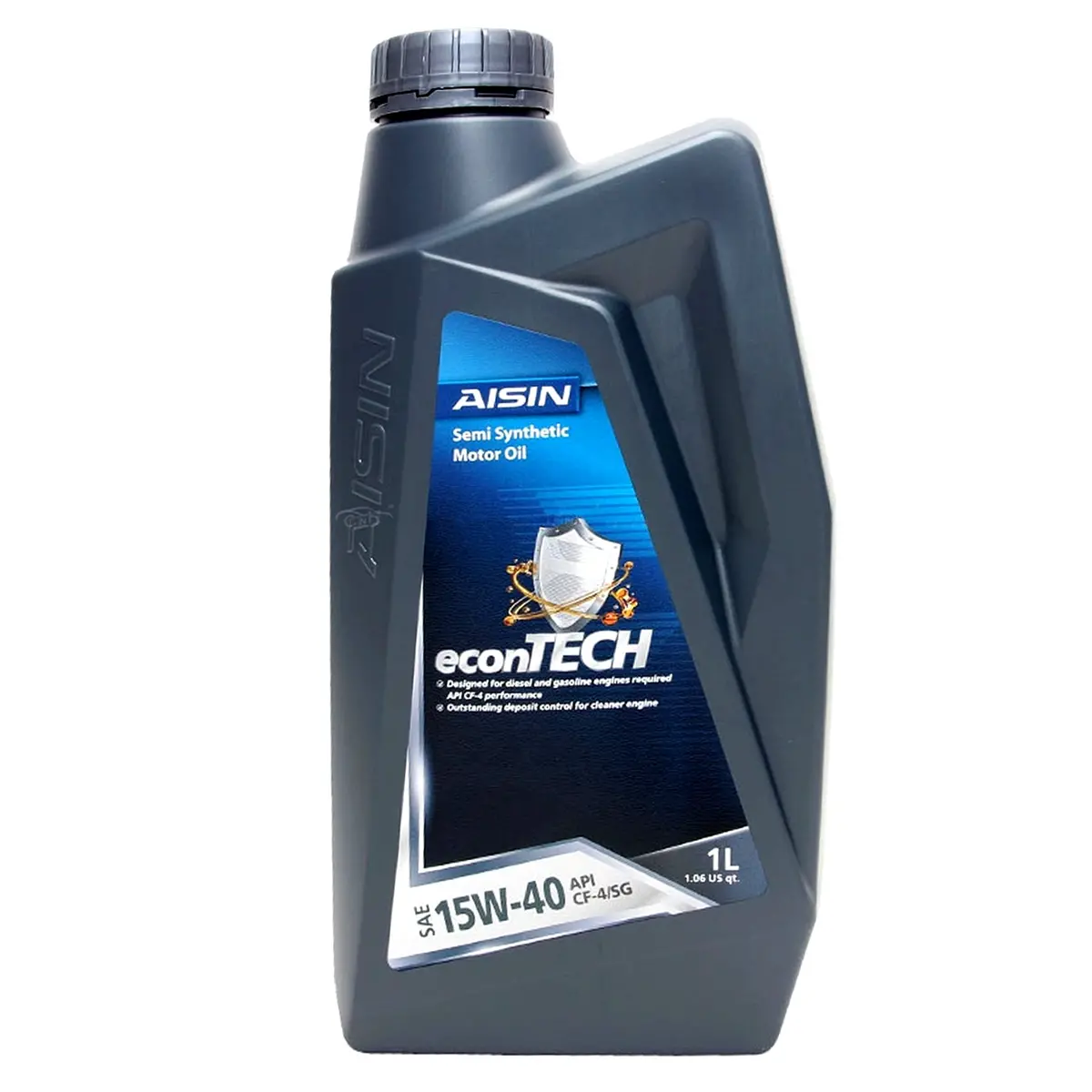 Aisin Engine Oil Semi Synthetic Econtech Diesel Cf-4 / Sg 1 Liter 1
