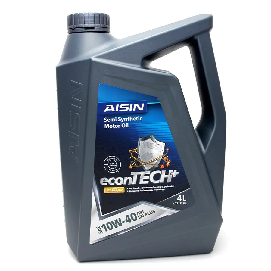 Aisin Engine Oil Semi Synthetic Econtech Diesel Cf-4 / Sg 4 Liters 1