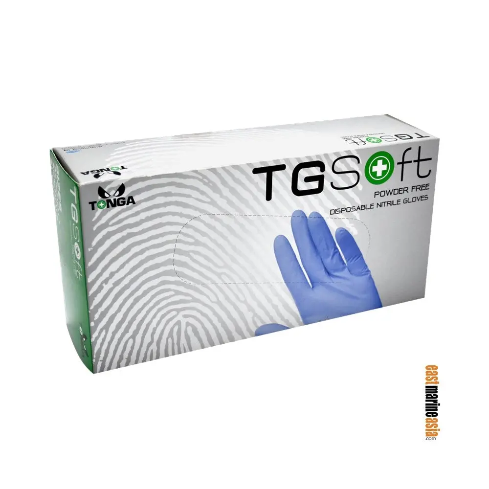 Tonga Tgsoft Powder Free Disposable Nitrile Gloves 1