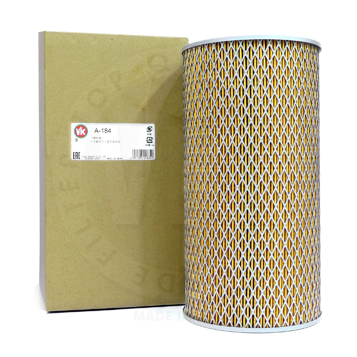 Vic Air Filter A-184 For Toyota Hiace Commuter 2.5, Super Grandia 2Kd-Ftv 2007-2014 1