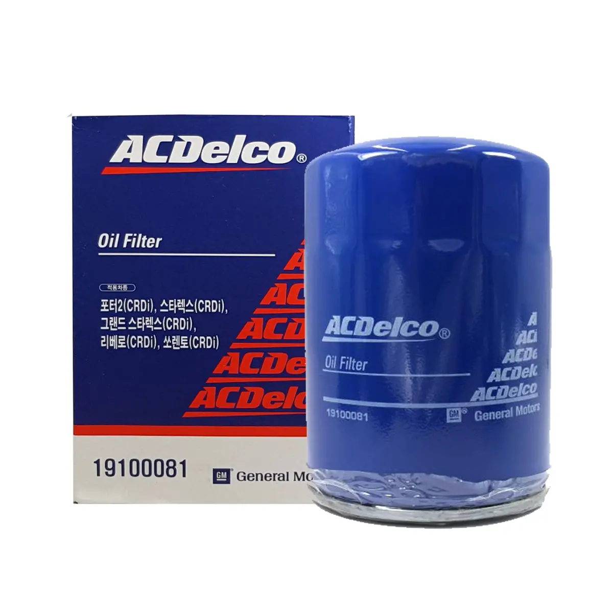 Acdelco Oil Filter For Hyundai Starex 2000-, Kia Carnival, Sorento, Carens, 2002-2009, K2500, K2700 1