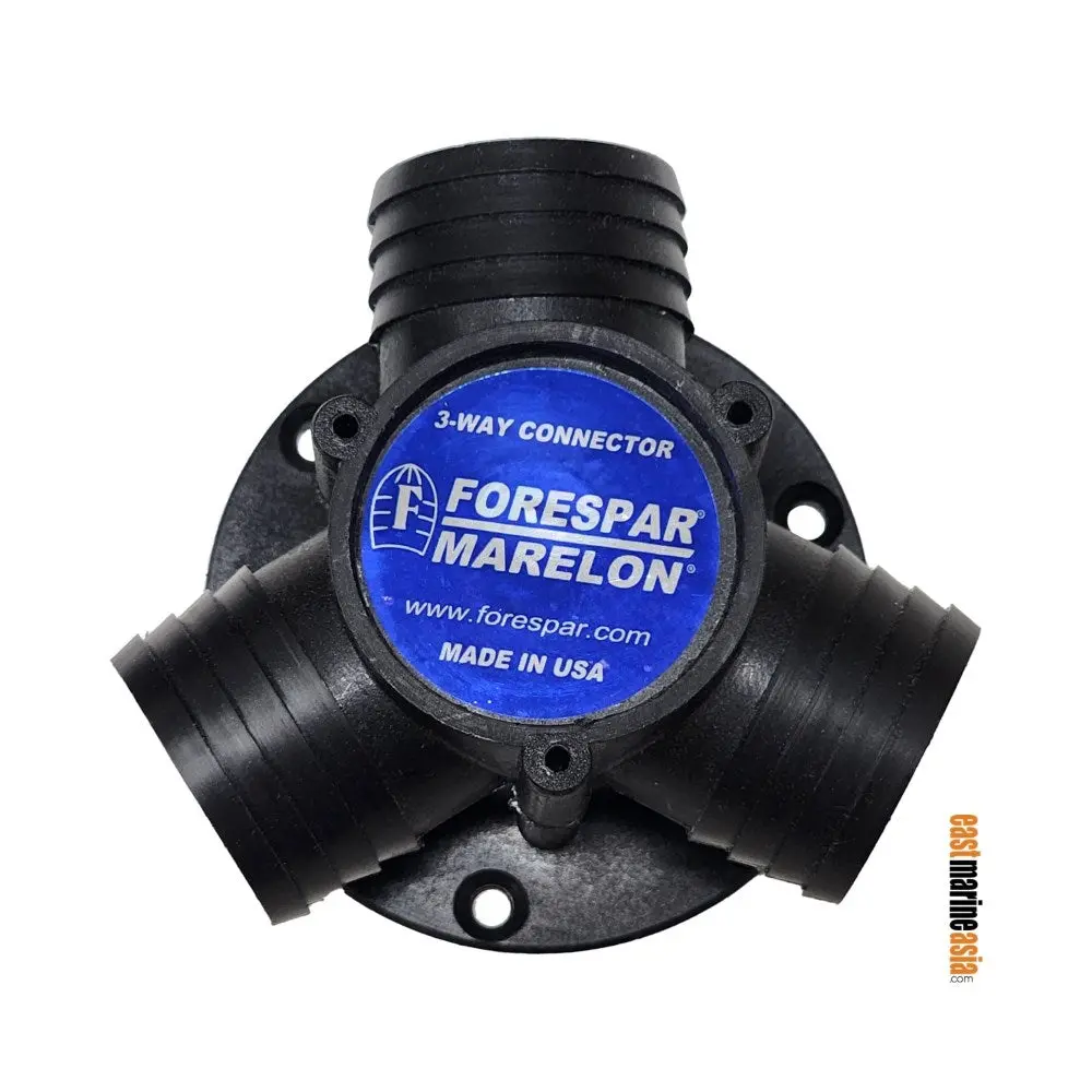 Forespar Marelon Y-Connectors - With Mounting Flange 1