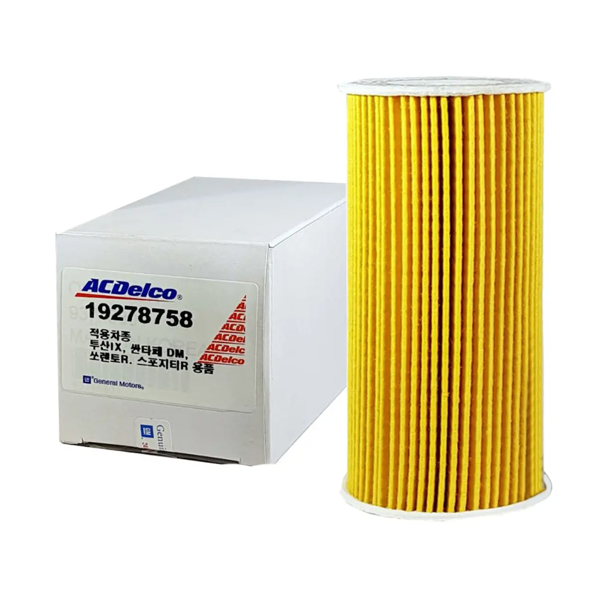 Acdelco Oil Filter For Hyundai Santa Fe 11-, Tucson 11- Crdi, Kia Sportage 13-15 , Sorento , Carnival 15- Crdi 1