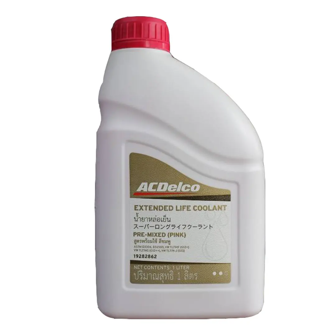 Acdelco Coolant Extended Life Pre-Mix Pink 1 Liter 1